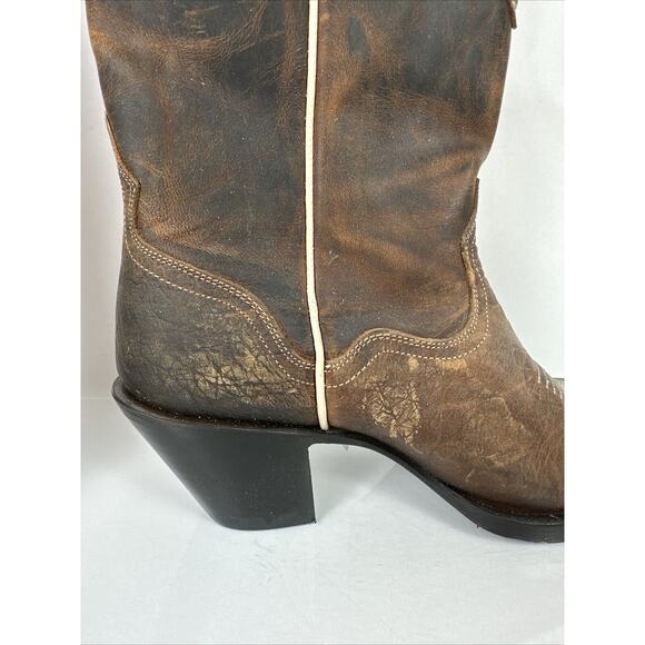 NWT J.B. Dillon Women’s Boots Size 10B Brown Cowboy Genuine Leather JBW5001 - Picture 7 of 9